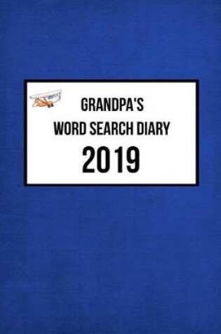 Cover of Grandpa's Word Search Diary 2019