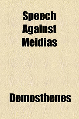 Book cover for Speech Against Meidias