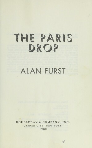 Book cover for The Paris Drop