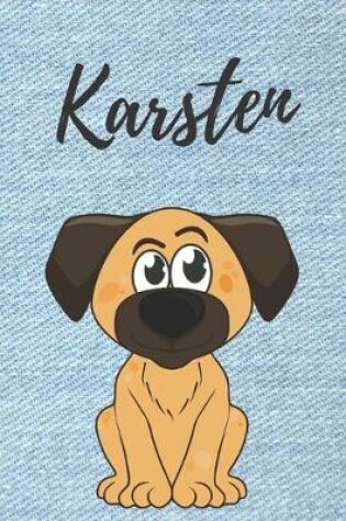 Cover of personalisiertes Notizbuch Hunde / Malbuch / Kritzelbuch / Tagebuch / Notizheft / Journal / DIN A5 / Geschenke Karsten