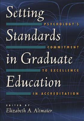 Cover of Setting Standards in Graduate Education