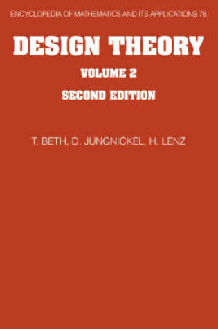 Cover of Design Theory: Volume 2