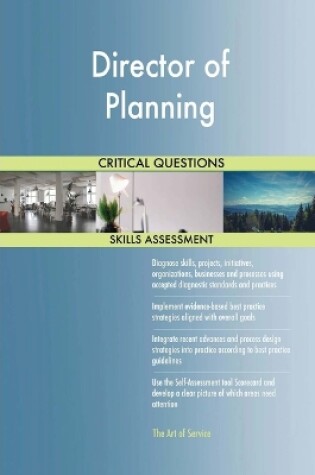 Cover of Director of Planning Critical Questions Skills Assessment