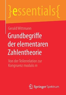 Cover of Grundbegriffe der elementaren Zahlentheorie