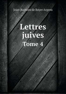 Book cover for Lettres juives Tome 4