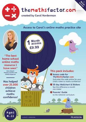 Cover of The Maths Factor: 1 Month Access to Carol Vorderman's themathsfactor.com