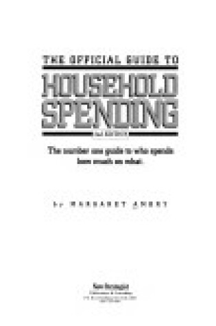 Cover of The Official Guide to Household Spending