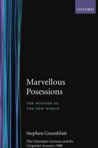 Cover of Marvelous Possessions