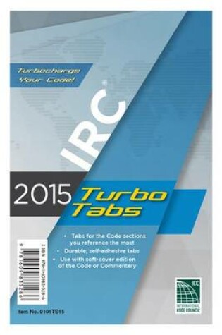 Cover of 2015 International Residential Code Turbo Tabs for Paper Bound Edition