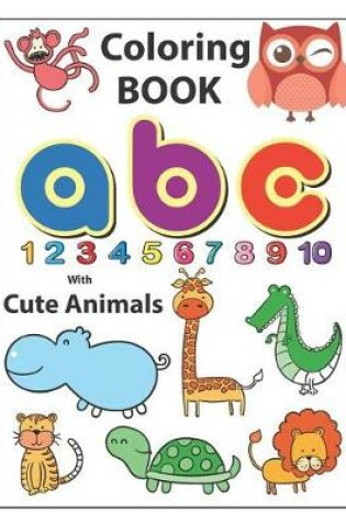 Cover of Coloring Book ABC with Cute Animals