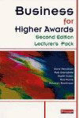 Book cover for Business for Higher Awards Teacher Resource Pack