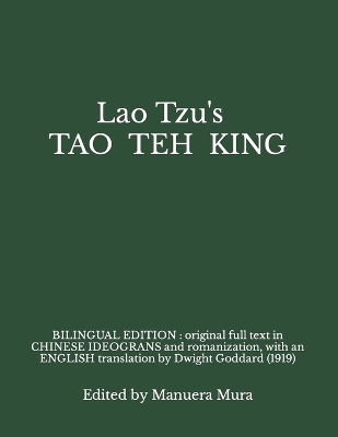 Book cover for Lao Tzu's TAO TEH KING