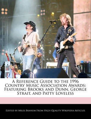 Book cover for A Reference Guide to the 1996 Country Music Association Awards