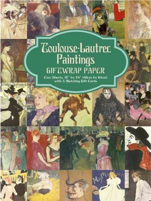 Book cover for Toulouse-Lautrec Giftwrap Paper