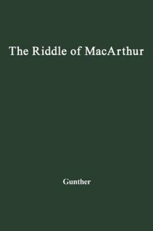 Cover of The Riddle of MacArthur