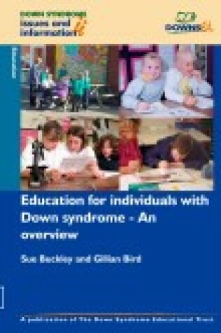 Cover of Education for Individuals with Down Syndrome