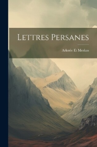 Cover of Lettres Persanes