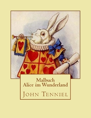 Book cover for Alice im Wunderland - Malbuch