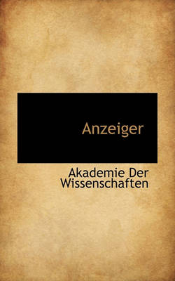 Book cover for Anzeiger