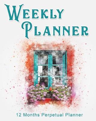 Book cover for Teal Window Weekly Planner