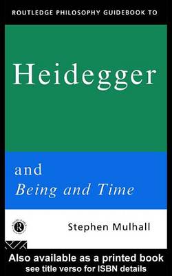 Book cover for Heidegger and Being and Time