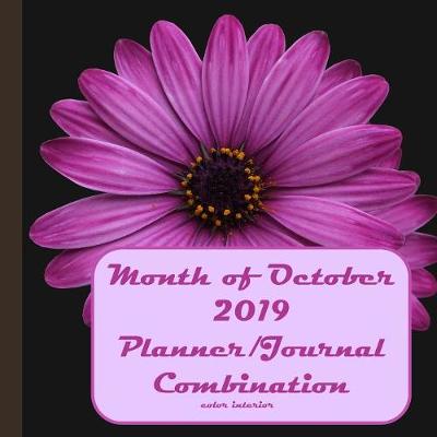 Book cover for Month of October 2019 Planner/Journal Combination