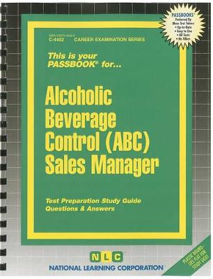 Book cover for Alcoholic Beverage Control (ABC) Sales Manager