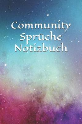 Book cover for Community Spruche Notizbuch