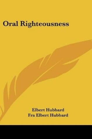 Cover of Oral Righteousness