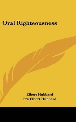 Book cover for Oral Righteousness