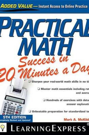 Cover of Practical Math Success in 20 Minutes a Day