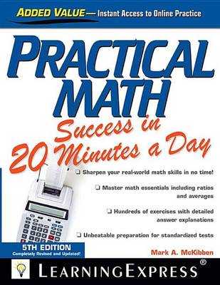 Cover of Practical Math Success in 20 Minutes a Day