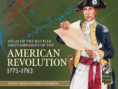Book cover for An Atlas of the Battles and Campaigns of the American Revolution, 1775-1783