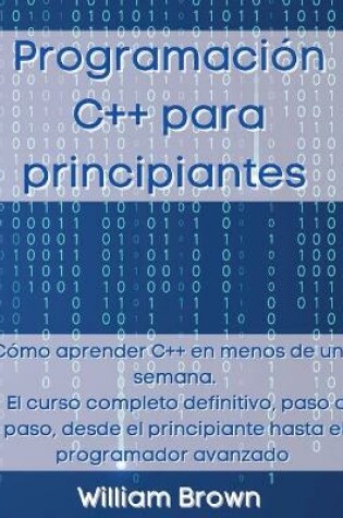 Cover of Programación C++ para principiantes