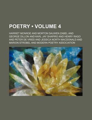 Book cover for Poetry (Volume 4 )