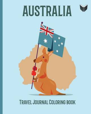 Book cover for Australia Travel Journal Coloring book