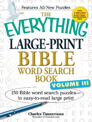 Cover of The Everything Large-Print Bible Word Search Book, Volume III