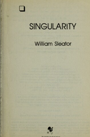 Cover of Singularity