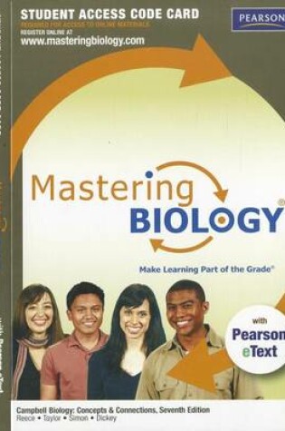 Cover of MasteringBiology with Pearson eText -- Standalone Access Card -- for Campbell Biology