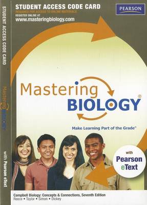 Book cover for MasteringBiology with Pearson eText -- Standalone Access Card -- for Campbell Biology