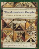 Book cover for The American People, Single Volume Edition