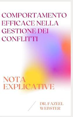 Book cover for Comportamento efficace nella gestione dei conflitti