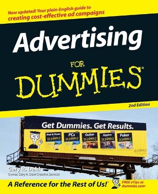 Book cover for Advertising For Dummies