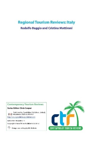 Cover of Italy: a regional review