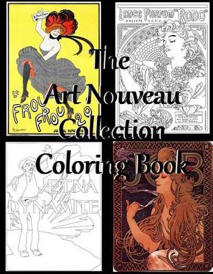 Book cover for The Art Nouveau Collection Coloring Book