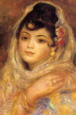 Book cover for 150 page lined journal Algerian Womann, 1881 Pierre Auguste Renoir