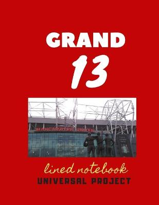 Book cover for 13 GRAND lined notebook
