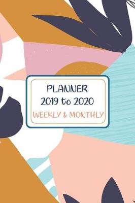 Book cover for Academic Planner Appointment Book 2019 - 2020 Maximalism Floral Design