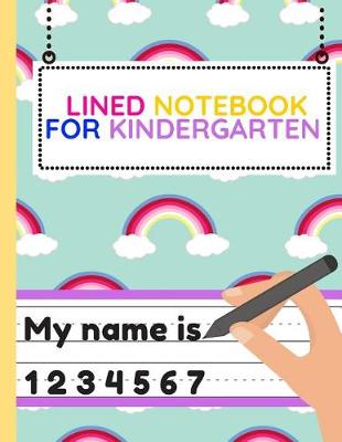 Book cover for Lined Notebook for Kindergarten