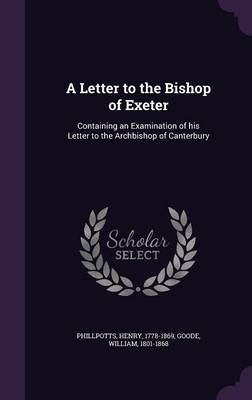 Book cover for A Letter to the Bishop of Exeter